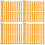 200Pcs Orange Inflatable Stadium Noise Makers Pe Party Cheer Sticks 6