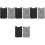 8Pcs Slim Dual-Layer Phone Wallets Credit Card Holders Assorted Colors 4