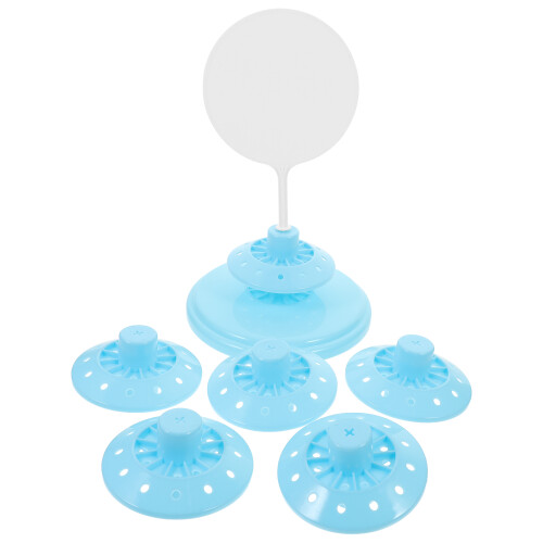 2Pcs Blue Tabletop Cake Pops Stand Multi-Layer Plastic Lollipop Holder 1