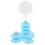 2Pcs Blue Tabletop Cake Pops Stand Multi-Layer Plastic Lollipop Holder 3