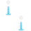 2Pcs Blue Tabletop Cake Pops Stand Multi-Layer Plastic Lollipop Holder 7