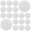 2500Pcs White Adhesive Felt Circles Decorative Pads for DIY Clothes 2