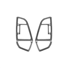 Carbon Fiber for Escape 2013-2016 Center Console Dash Sides Air Vent Cover Trim Interior Accessoreis