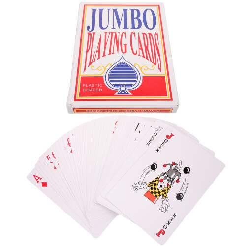2Sets Assorted Color Large Paper Cards Entertaining Game for Party Use 2
