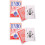 2Sets Assorted Color Large Paper Cards Entertaining Game for Party Use 6