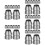 40Pcs Sturdy Silver Iron Handle Metal Wedges for Home Use 11