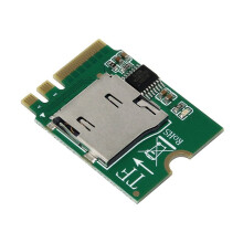 Lettore di Schede M.2 A/e KEY per Micro-/SDHC/TF, Adattatore USB 3.0, Supporta 2230 NIC per PC/Laptop/Industriale