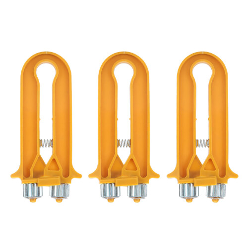Multi-Function Beekeeping Tool Featuring Wire Tensioner and Crimper, Stainless Steel and Plastic Construction for Efficient Hive Frame Preparation 1