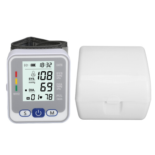 Monitor automatico della pressione arteriosa da polso, alta precisione, display LCD 1