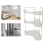 Make-up-Regal Organizer mit 3 Ebenen Eckform 14