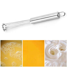 Multipurpose Ball Whisk Ergonomic Design Stainless Steel Whisk For Beating Eggs And Making Glazes, Dishwasher Safe Kitchen Essential