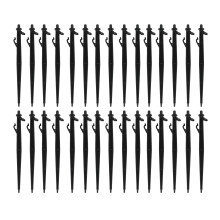 Irrigation Drippers For Garden Use Durable Plastic Irrigation Stakes Adjustable Flow Drip Emitters For Balcony Courtyard And Lawn Watering