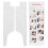 Precise Cutting Stencils Thick Acrylic DIY Bag Pattern Templates Time Saving Sewing Tools For Repeated Use In Home Or Professional Workshops 1