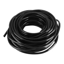 Rede de suporte flexível para plantas, rede elástica para jardinagem interna, estrutura de suporte robusta em borracha preta para o cultivo de