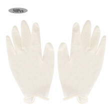 Disposable Protective Gloves Powder-Free Latex Industrial Latex Gloves Multipurpose Gloves Stretchable Durability Highly Elastic Puncture Resistant
