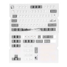 PBT-näppäinhattusarja, värisublimaatiotekniikka, mekaaninen näppäimistö, kirsikanvärinen profiili, öljynkestävä, ergonominen muotoilu,