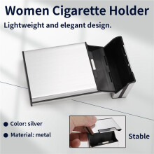 Nuovi sigari di moda ultra sottile creativo scatola di sigarette personalita' metallo sottile scatola di sigarette scatola regalo donne portasigarette