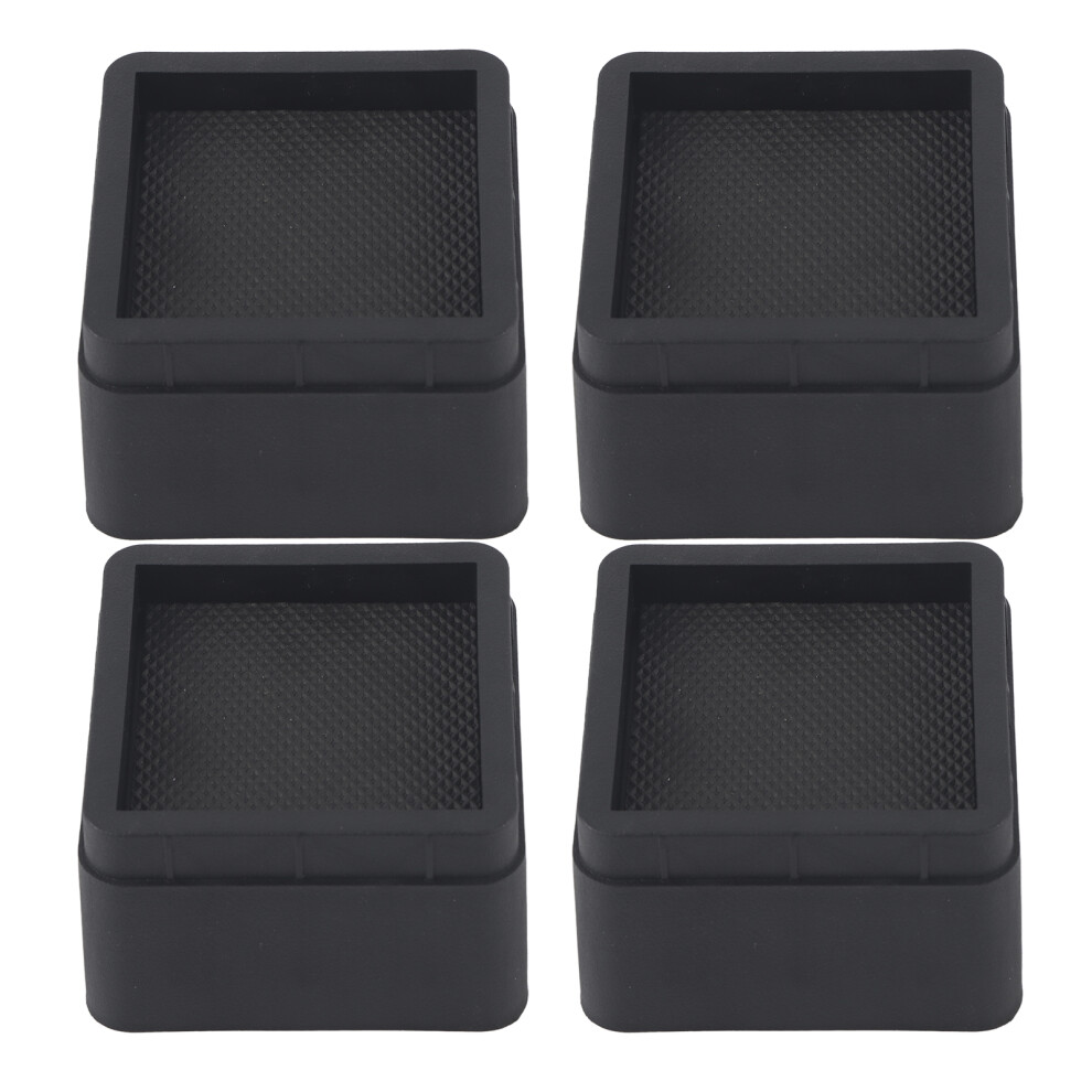 Multi Height Furniture Extensions Adjustable Furniture Risers Anti Slip Furniture Elevators Stackable Bed Risers Elegant Design Heavy Duty Bed Lifts