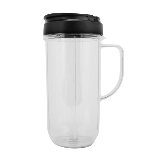 Μεγάλα ποτήρια μπλέντερ Magic Bullet 22oz με καπάκια Flip Top για μεταφορά, ανταλλακτικά