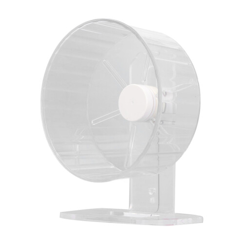 Silent Acrylic Hamster Wheel with Stand Extra Large for Small Pet Cage Exercise 1
