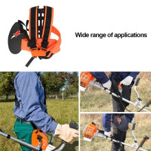 Gepolsterter Gürtel für Gartenschere, Rasentrimmer, Bequemer Gepolsterter Gürtel, Doppelter Schultergurt, Arbeitssparend für Freischneider-Trimmer