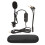 HDMI Splitter Compatible Boom Mic Cable For Headphones With3.5Mm Interface Noise Cancelling Volume Mute Button Timer Function Easy Adjustment 1