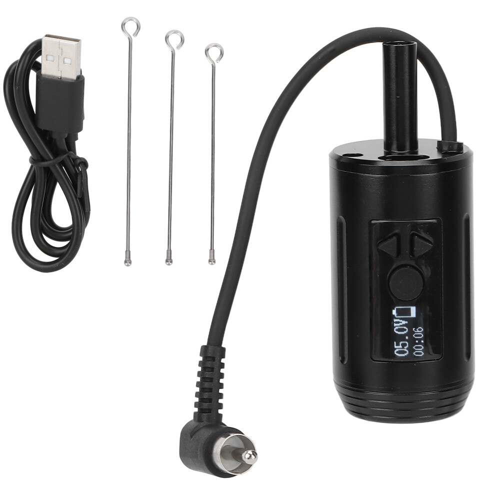 Jumpstart Mode Dot Work Function Wireless Tattoo Power Supply Portable RCA Lithium Battery Tangle-Free Design Durable Power Cord For Tattoo Artist