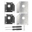 Doppel-HDD-Caddy 9,5mm für DVD-Bay 16