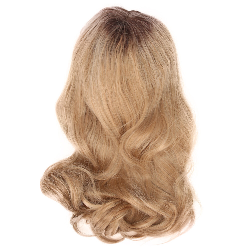 Unisex Long Curly Synthetic Wig For Women Natural Wavy Appearance Hand Tied Hairline Customised Treatment Areas Good Air Permeability Durable Shape Retention