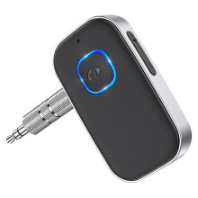 5.0 Receiver for Car, Noise Cancelling AUX Adapter for Home Stereo/Wired Headphones/Hands-Free Call
