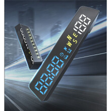 H500G GPS HUD Display HUD Digital Alarm Reminder Meter Plug and Start Stop with Car