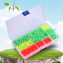 Glow In Dark Fishing Beads Soft Rubber High Quality Plastic Attract Fish Reusable Bright Color Lure Rig Accessories