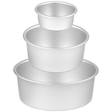 Cake Pan Round Cake Pans Performance Aluminum Nonstick & Leak Proof Set Cake Pan, Perfect for Tier Smash Cake