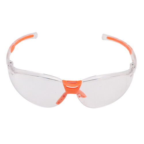 Multi-Purpose Protective Eyewear With Flexible Temples, Polycarbonate Lenses Wrap Around Frames Scratch Resistant UV Blocking Wind And Debris