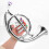 2Pièces Cor Plastique Argenté Portable Instrument Éducatif 11