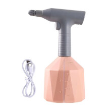 Spruzzatore Elettrico da 1 Litro, Spruzzatore A Pressione Portatile Ricaricabile Tramite USB, Ugello Regolabile A 360 per Irrigazione Agricola, B