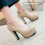 1Paar Gouden Chunky- Dames Bruid Mode 4