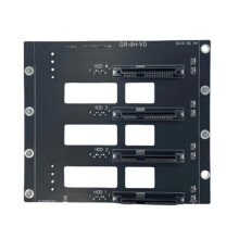 to 4-Disk SSD/HDD Adapter 6Gbps Server Expansion Card with 7/29P  Interface and 4D Power Supply for NAS Storage