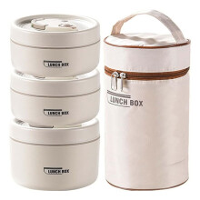 Portable Insulated Lunch Box Set Insulated Lunch Box 3 Separate Stackable Lunch Boxes Portable Insulated Bucket