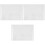 3Pièces Tapis Transparent Sol Épais Antidérapant PVC 3