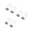 6Stk DIY Schneekugeln Mit Gummibasis Transparent Für Basteln 7