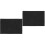 2Pcs Lightweight Black Calligraphy Felt Mat Practical Drawing Desk Pad 5