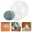 6Stk DIY Schneekugeln Mit Gummibasis Transparent Für Basteln 10