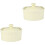 2Pièces Bols Soupe Céramique , Design Élégant, Facile À 3