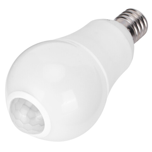 Motion Sensor LED Bulbs With Dusk To Dawn Function, Smart Security Lighting Plug And Play E17Base PIR Activated Energy Saving Long Life Bulb For 2