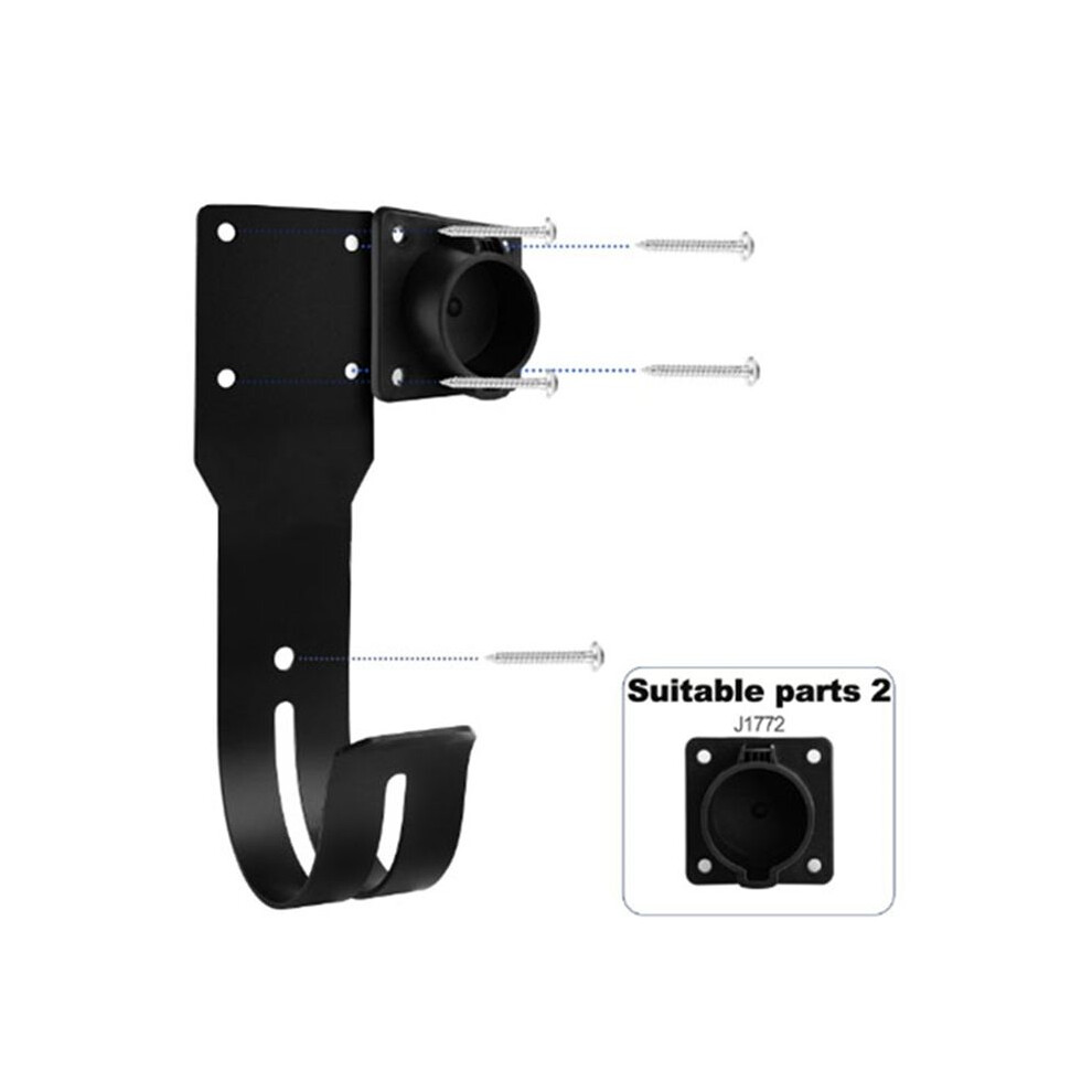 J1772 Ev Charger Holder Sae J1772 Ev Charger Holder Wall Mount For All J1772 Ev Charger Models Charging Cable Holder 6032950615472