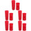 5Ensembles Housses De Micro Silicone Rouge Pour Micro Sans Fil 6