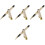 4Pcs Portable Iron Fountain Pen for Calligraphy Students Gift 4