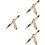 4Pcs Portable Iron Fountain Pen for Calligraphy Students Gift 7