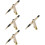 4Pcs Portable Iron Fountain Pen for Calligraphy Students Gift 8